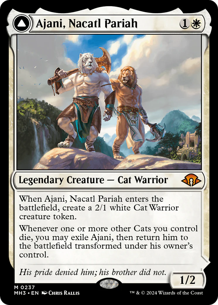 Ajani, Nacatl Pariah (MH3-237) - Modern Horizons 3 Foil - Image 3