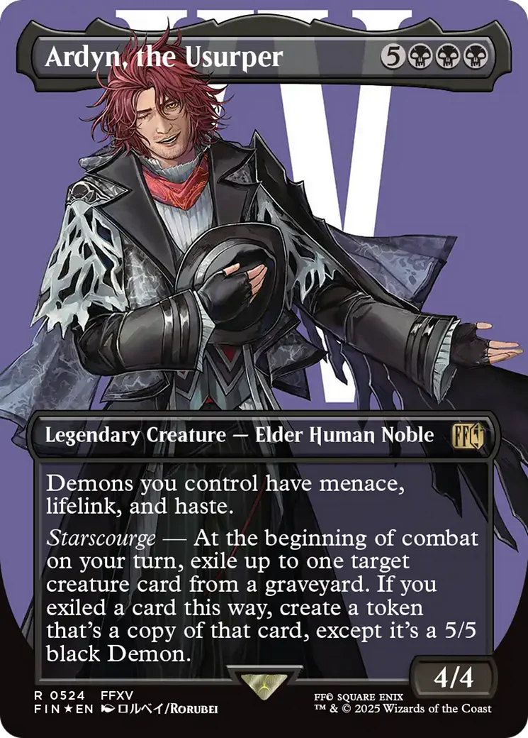 Ardyn, the Usurper (FIN-524) - FINAL FANTASY (Borderless) Foil