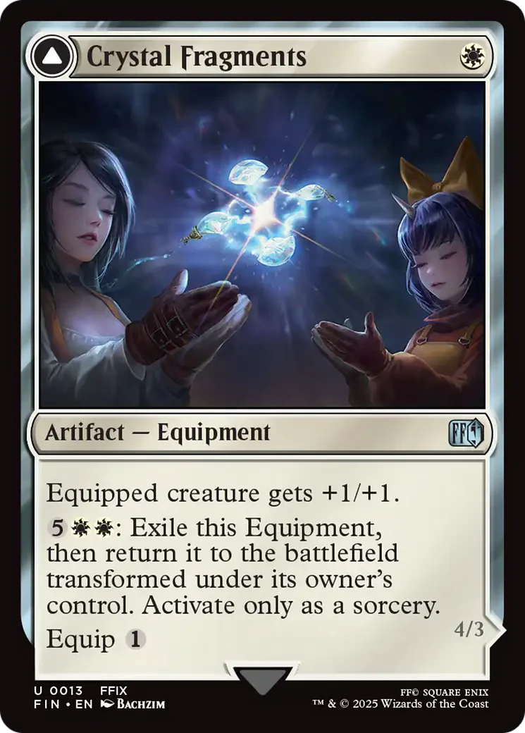 Crystal Fragments // Summon: Alexander (FIN-013) - FINAL FANTASY: (enchantment) Foil - Image 5