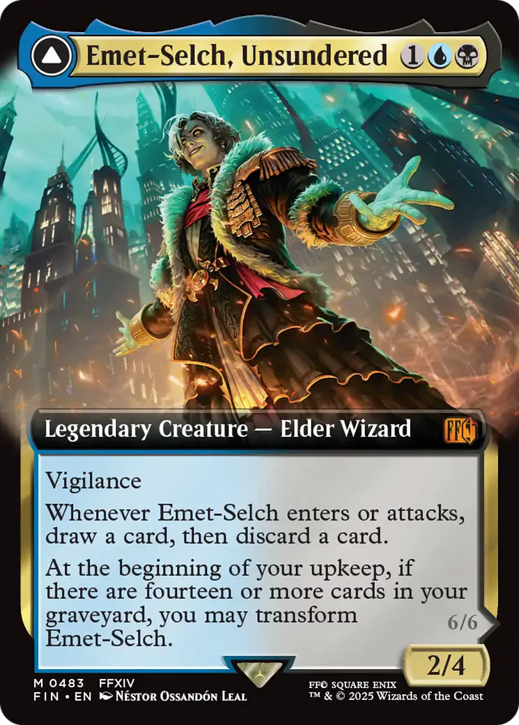 Emet-Selch, Unsundered // Hades, Sorcerer of Eld (FIN-483) - FINAL FANTASY: (Extended Art) - Image 10