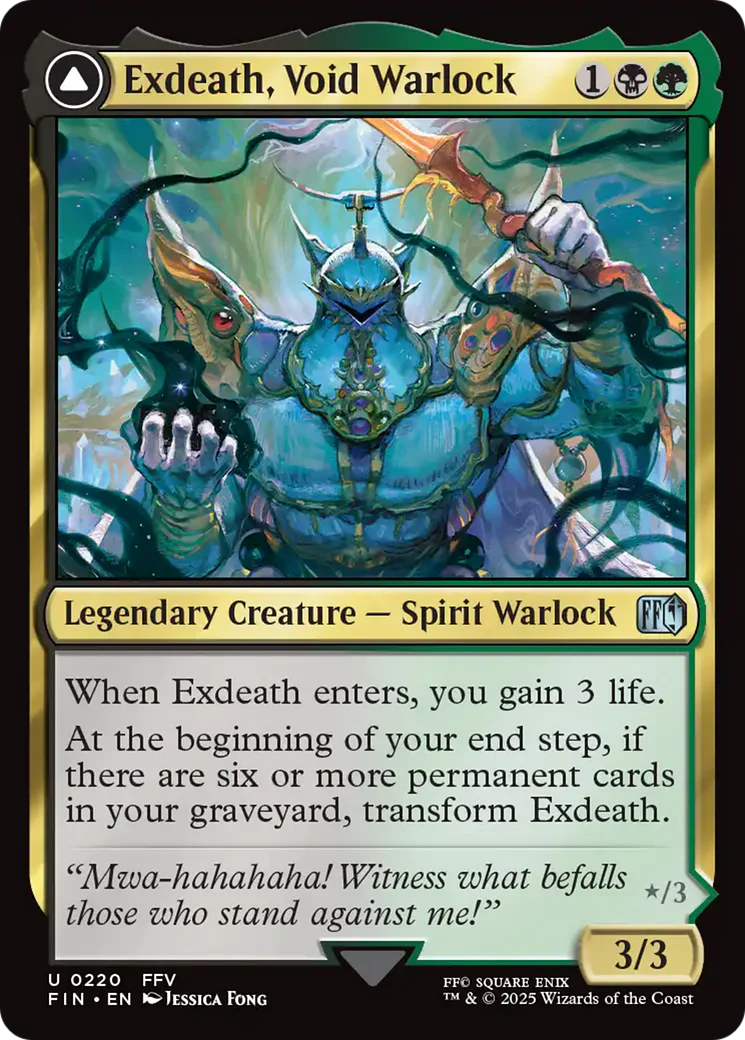 Exdeath, Void Warlock // Neo Exdeath, Dimension's End (FIN-220) - FINAL FANTASY - Image 2