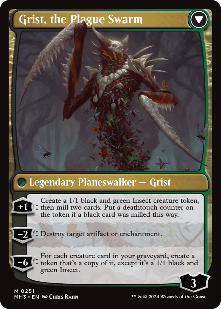 Grist, Voracious Larva (MH3-251) - Modern Horizons 3 - Image 3
