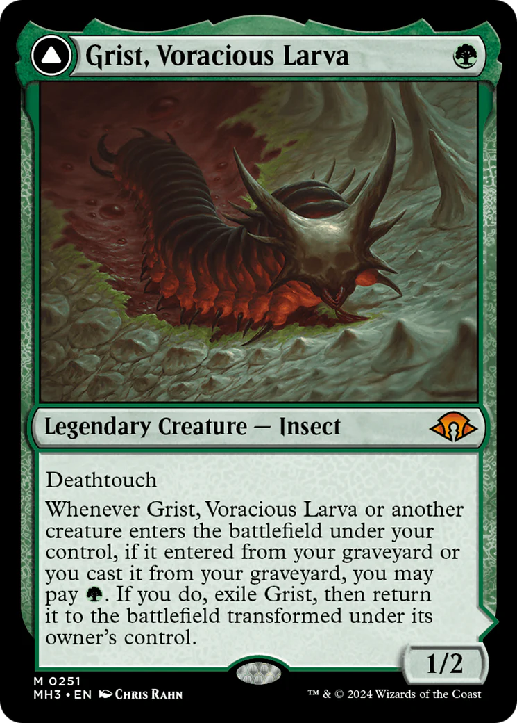 Grist, Voracious Larva (MH3-251) - Modern Horizons 3 - Image 4