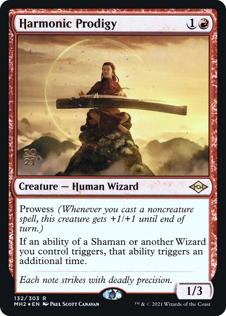 Harmonic Prodigy (PRE-132) - Modern Horizons 2 Promos Foil