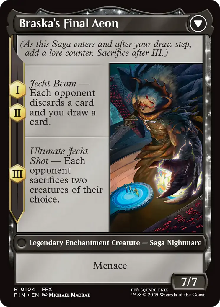 Jecht, Reluctant Guardian // Braska's Final Aeon (FIN-104) - FINAL FANTASY: (enchantment) - Image 3