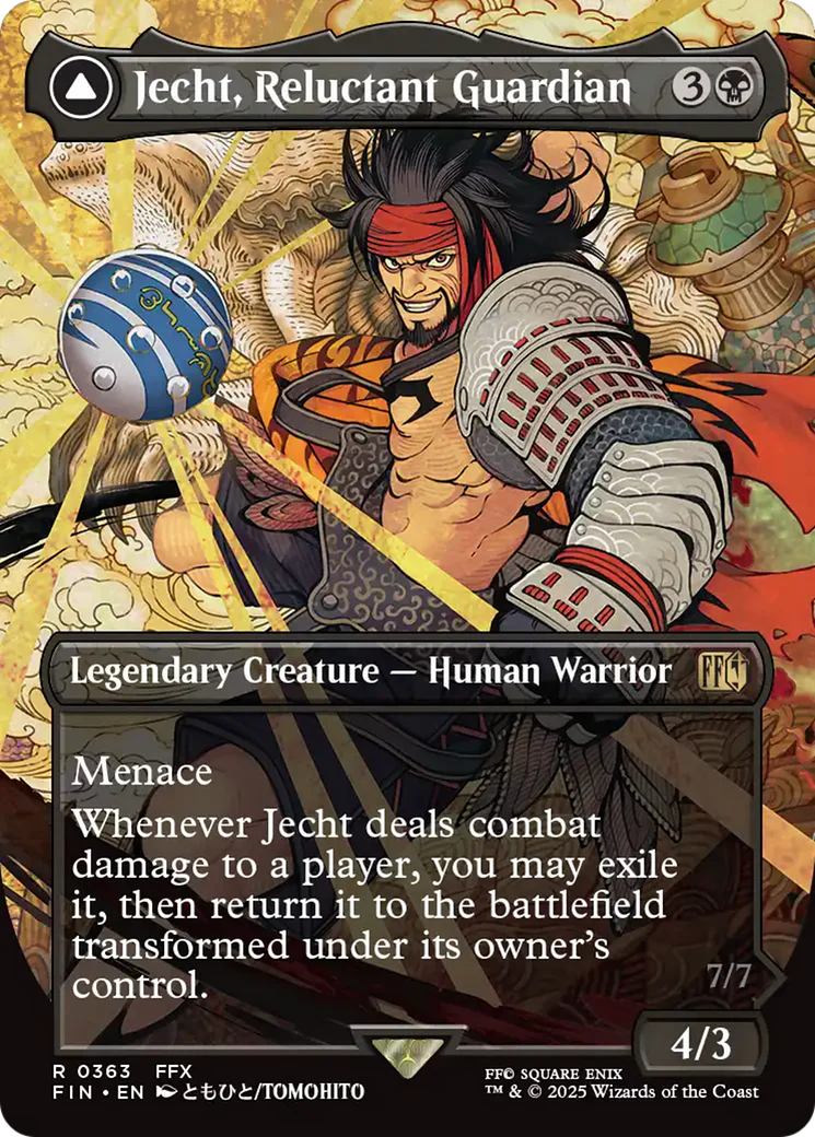 Jecht, Reluctant Guardian // Braska's Final Aeon (FIN-363) - FINAL FANTASY: (enchantment) (Borderless) - Image 8
