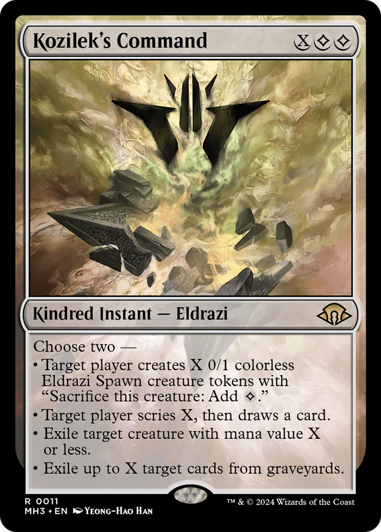 Kozilek's Command (MH3-011) - Modern Horizons 3 Foil