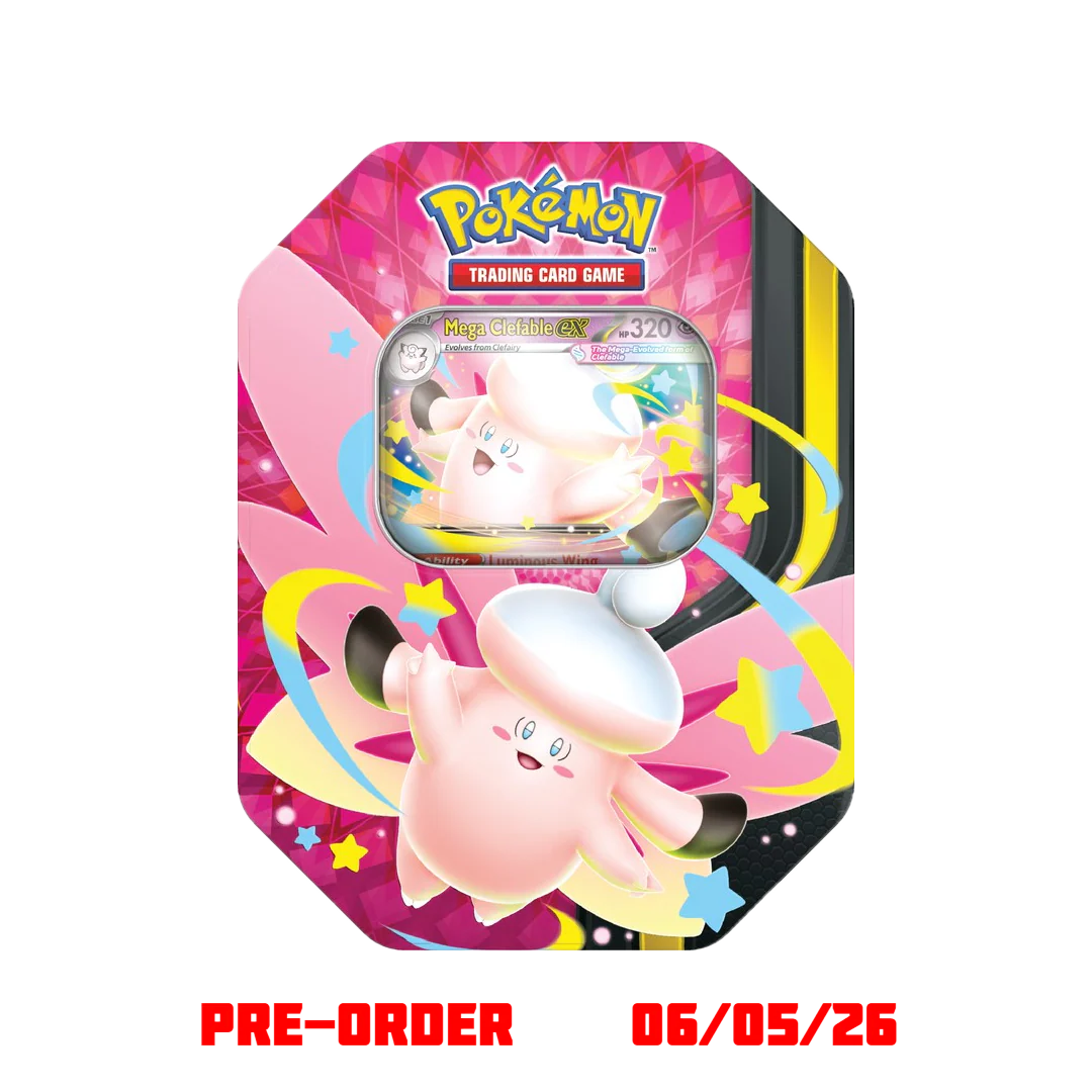 Mega Moonlit Tin - Mega Clefable ex