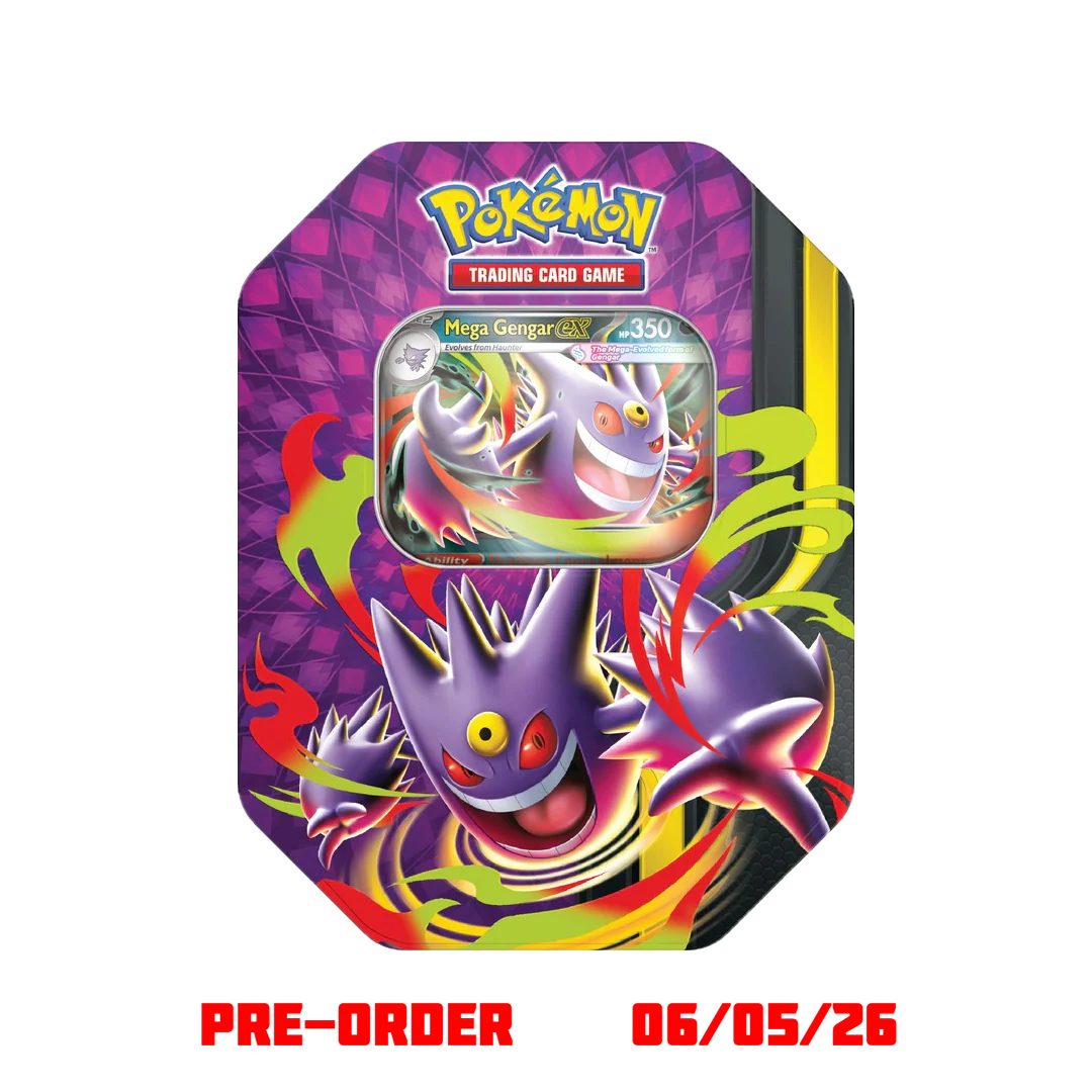 Mega Moonlit Tin - Mega Gengar ex