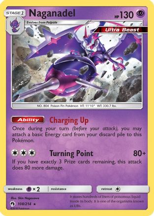 Naganadel 108/214 - SM Lost Thunder Reverse Holofoil