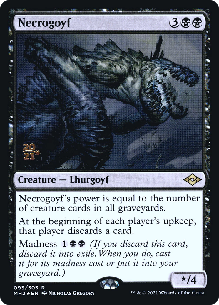 Necrogoyf (PRE-093) - Modern Horizons 2 Promos Foil