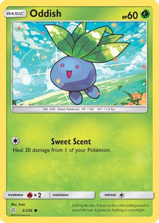 Oddish 2/236 - SM Cosmic Eclipse