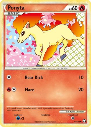 Ponyta 72/102 - Triumphant