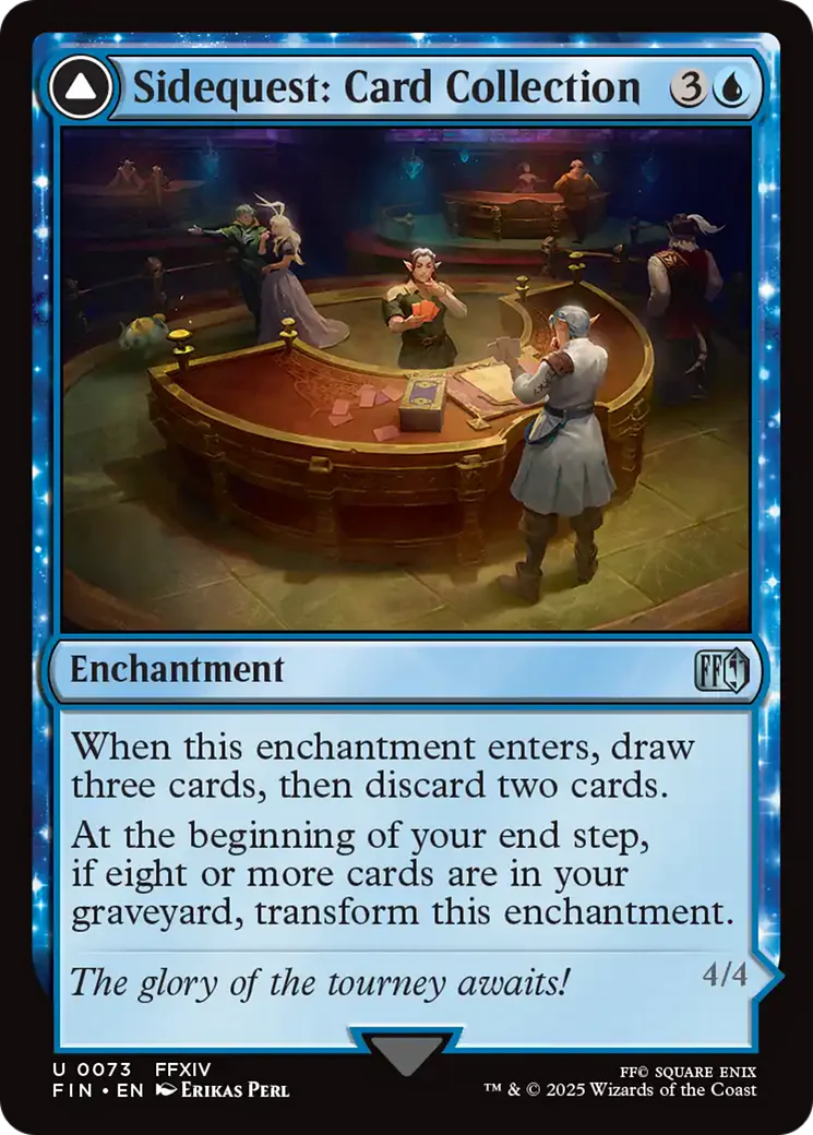 Sidequest: Card Collection // Magicked Card (FIN-073) - FINAL FANTASY: (enchantment) Foil - Image 2
