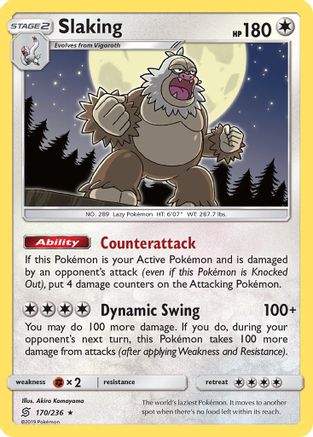 Slaking 170/236 - Unified Minds Holofoil
