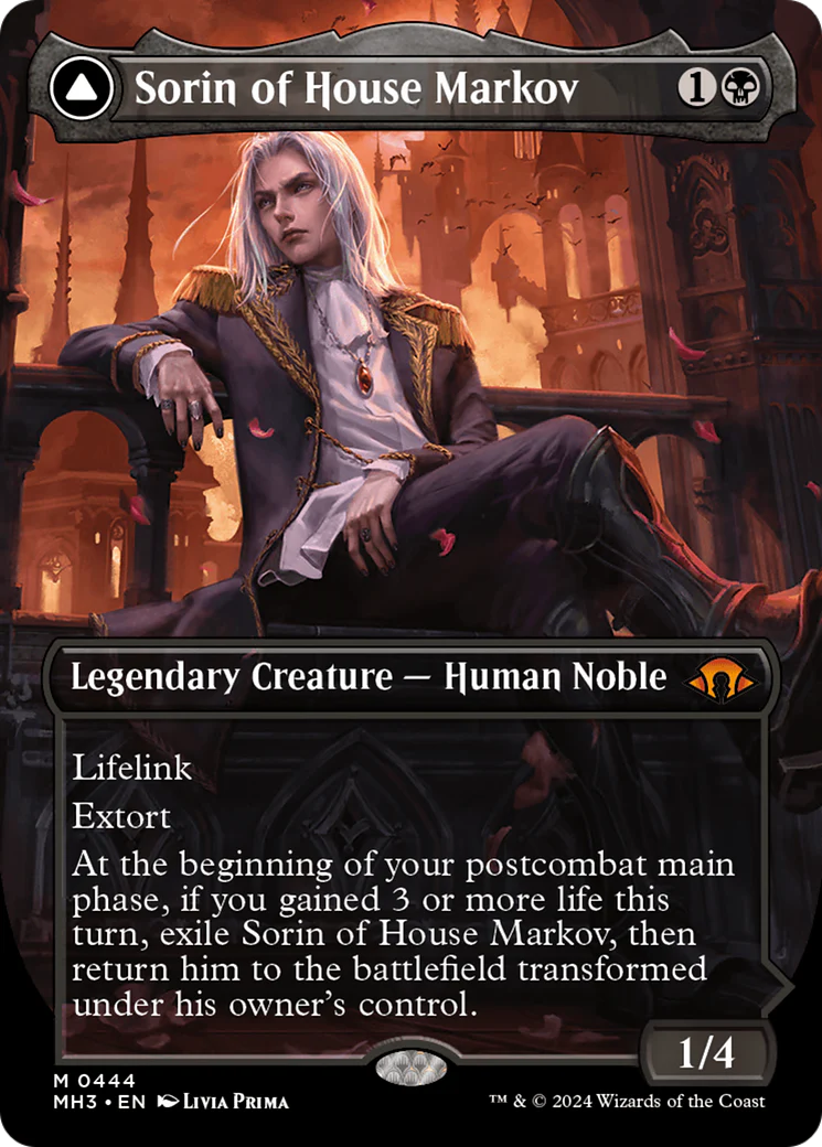 Sorin of House Markov (Borderless) (MH3-444) - Modern Horizons 3 (Borderless) - Image 2