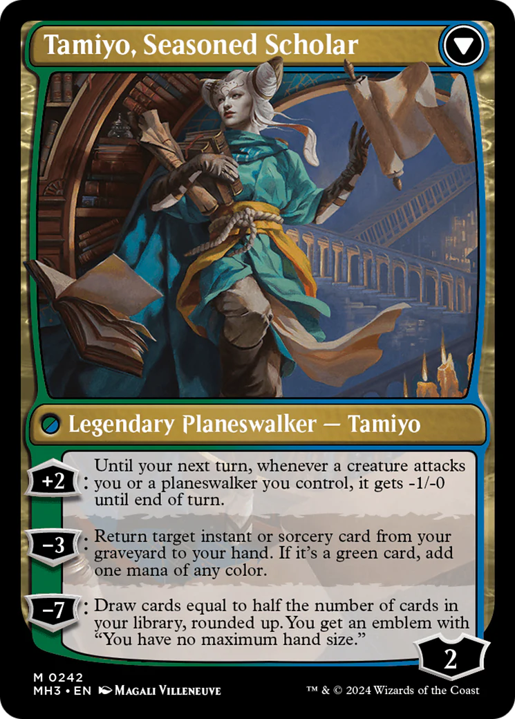 Tamiyo, Inquisitive Student (MH3-242) - Modern Horizons 3 Foil - Image 3