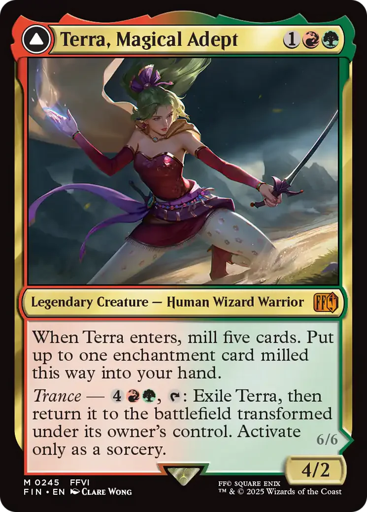 Terra, Magical Adept // Esper Terra (FIN-245) - FINAL FANTASY: (enchantment) - Image 4