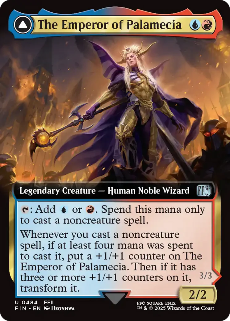 The Emperor of Palamecia // The Lord Master of Hell (FIN-484) - FINAL FANTASY: (Extended Art) Foil - Image 8
