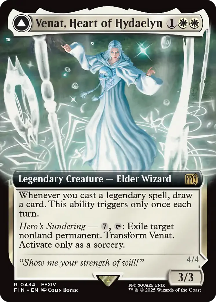 Venat, Heart of Hydaelyn // Hydaelyn, the Mothercrystal (FIN-434) - FINAL FANTASY: (Extended Art) - Image 9