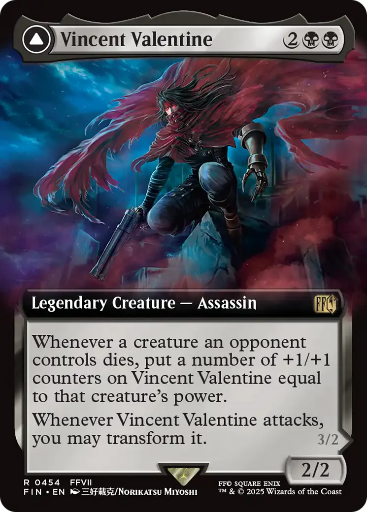 Vincent Valentine // Galian Beast (FIN-454) - FINAL FANTASY: (Extended Art) Foil - Image 4