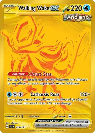 Walking Wake ex 178/131 - SV Prismatic Evolutions Holofoil